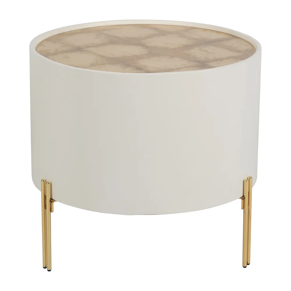 CHESTERBURN WHITE TABLE 20 (IN)