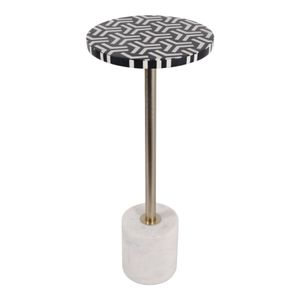 DERMOTMOOR WHITE TABLE 25 (IN) 4