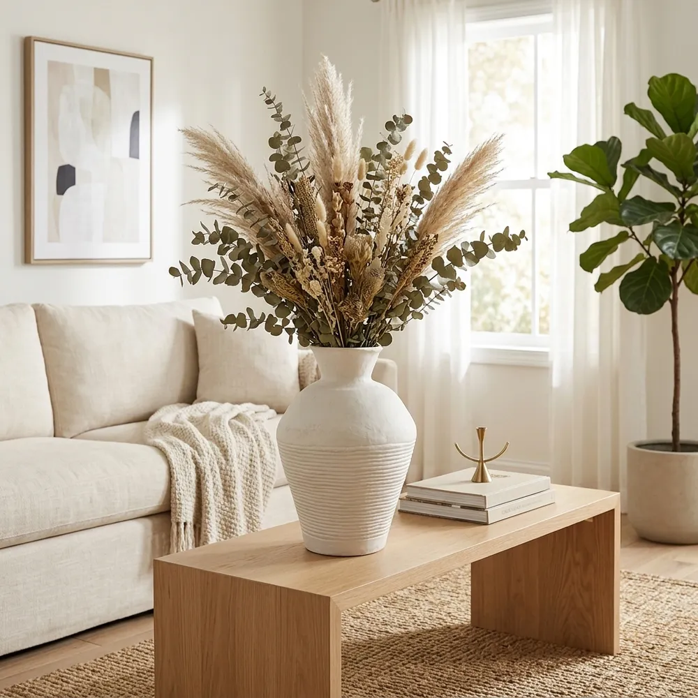 WILSONGATE IVORY VASE 17 (IN)