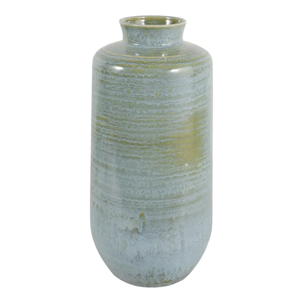 HOLLISSIDE GREEN VASE 16 (IN)