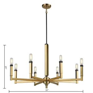 Mandeville 31'' Wide 8-Light Chandelier - Oil Rubbed Bronze 2
