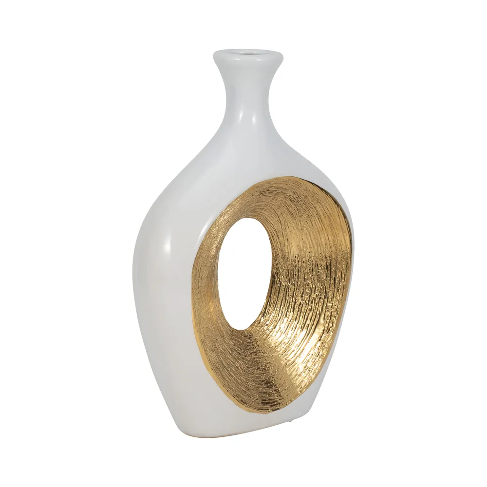 HARDENCLIFF WHITE VASE 13 (IN)