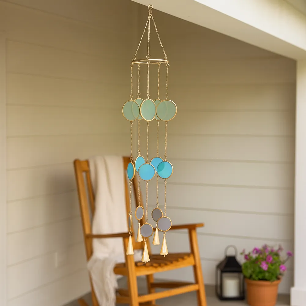 CASPERROSE GOLD WIND CHIME 37 (IN)