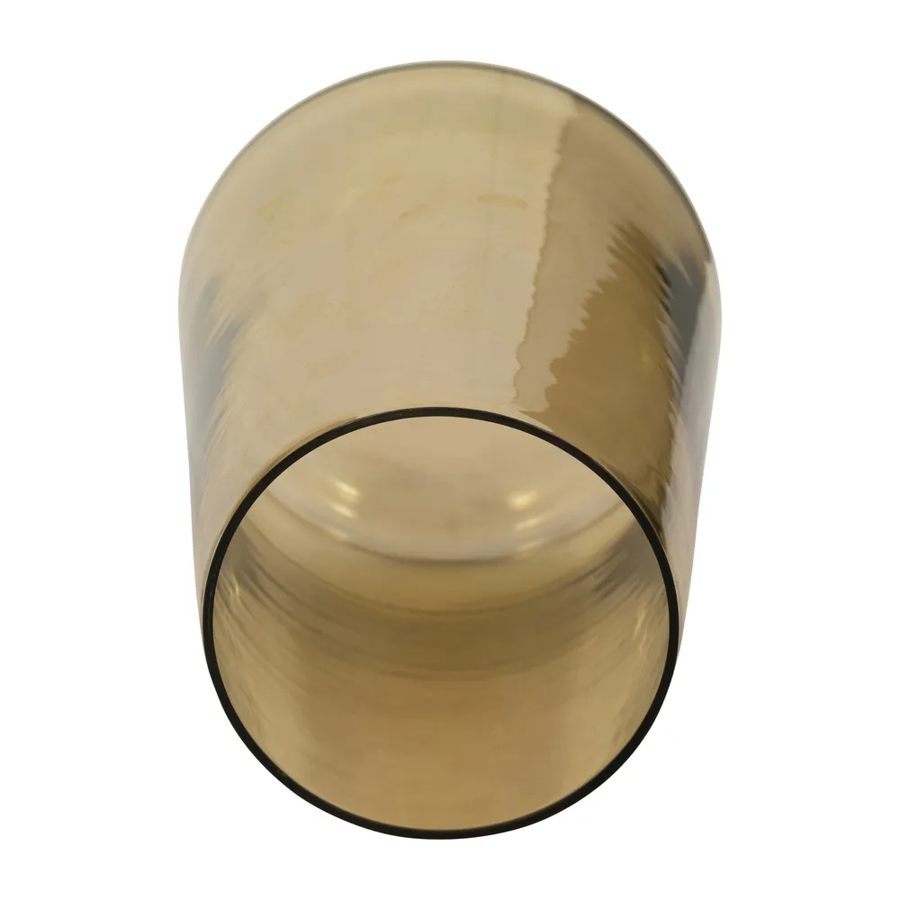 HARLANGROVE GOLD GLASS VASE 8 (IN)