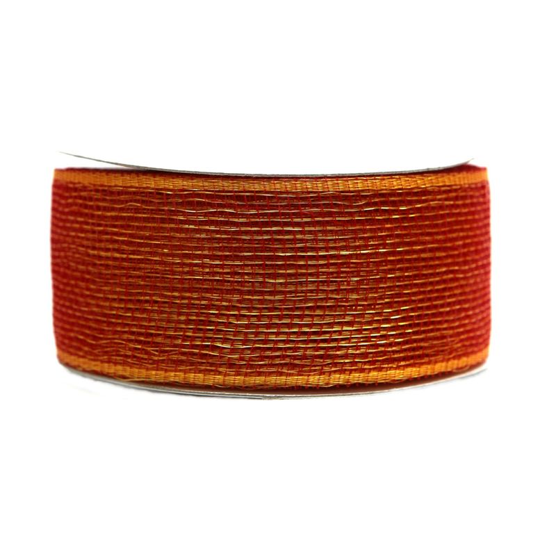 2.5" x 25yds Plastic Mesh, Red