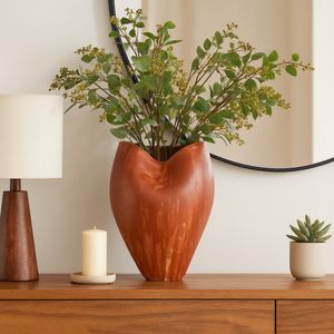 ROLANDSHAW RED VASE 18 (IN) 12