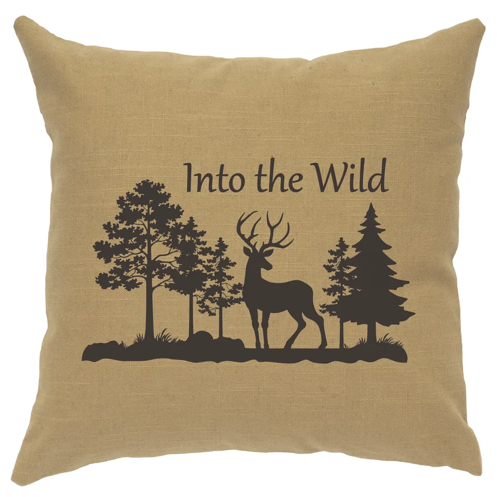 Image Pillow - Into Wild - Linen Straw