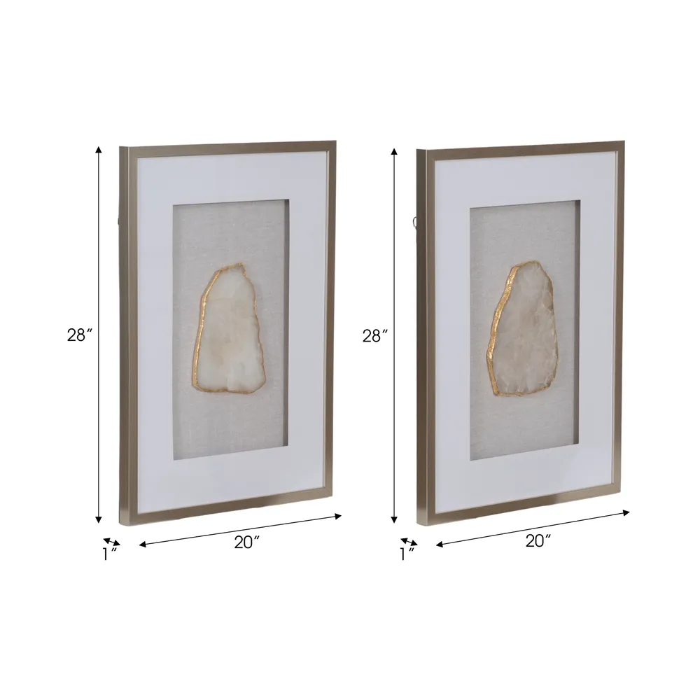HERMONCROSS SET OF 2 TAN ART 28 (IN)