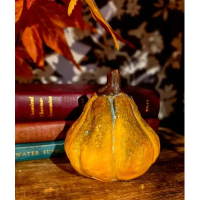 Weathered Hearth Pumpkin 4x4x4in