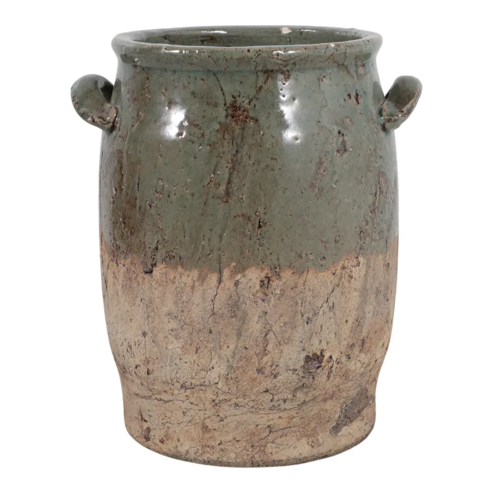 EVANDERWICK GREEN VASE 12 (IN)