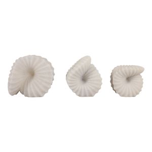 COLEMILL SET OF 3 WHITE DECOR 6 (IN) 1