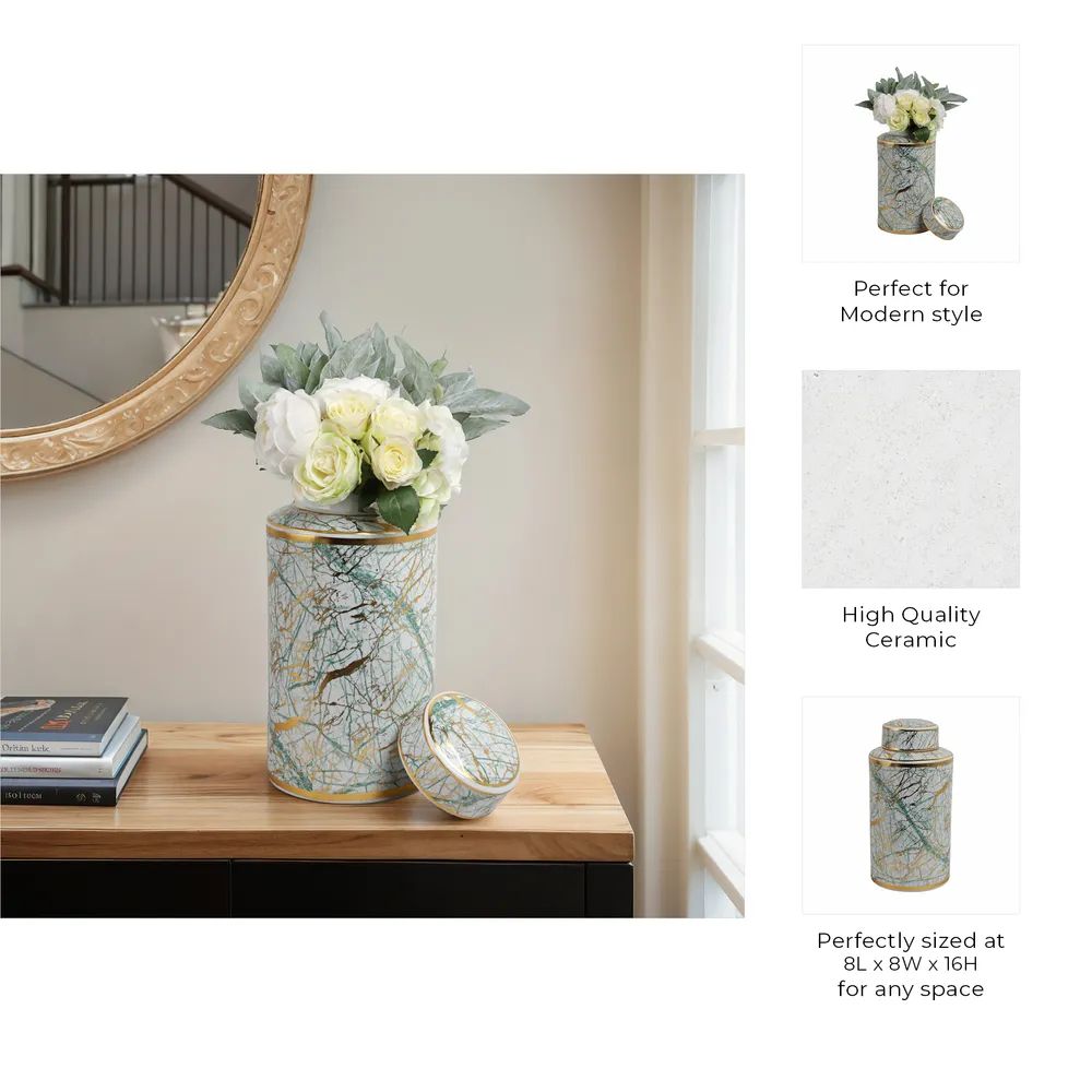 LOCHLAKE GREEN JAR 16 (IN)