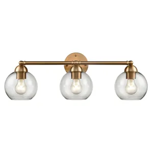 Astoria 25'' Wide 3-Light Vanity Light - Satin Gold 1