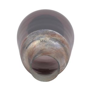 ORIONPARK GRAY GLASS VASE 12 (IN) 6