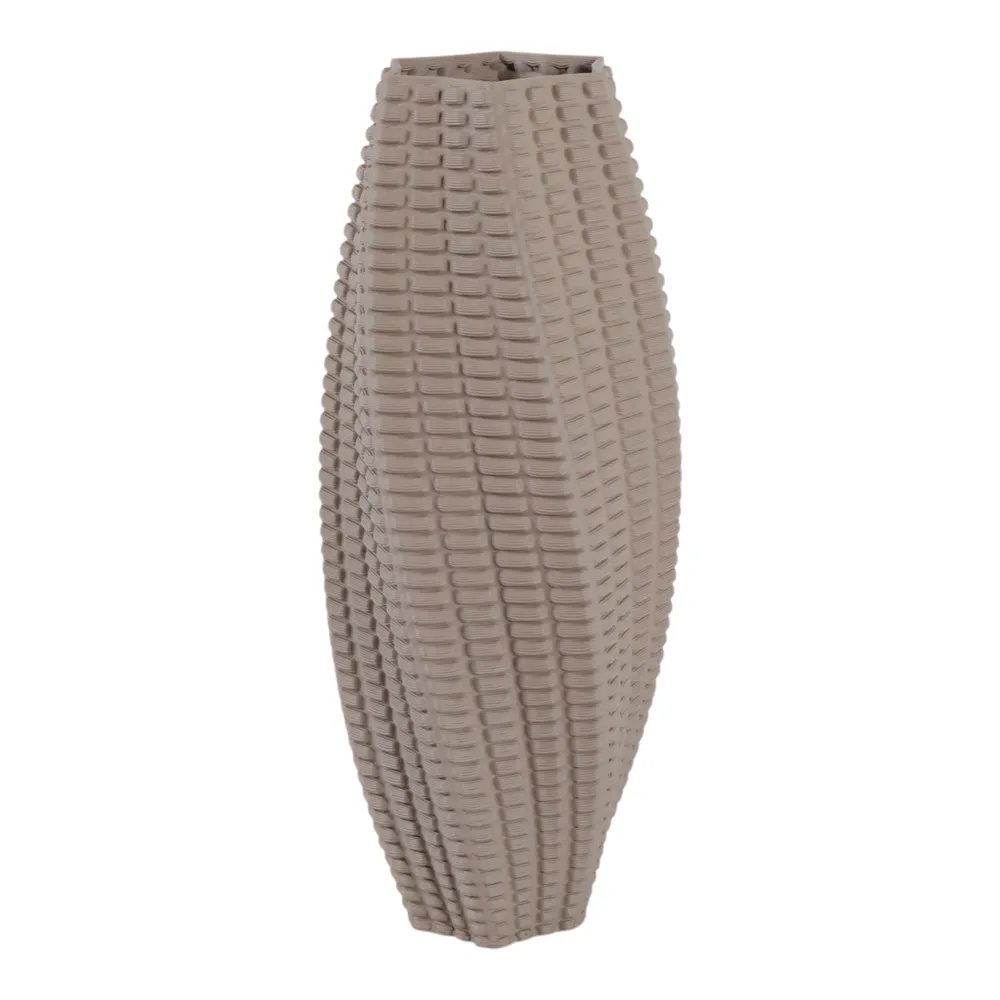 ELWINROSE GRAY VASE 19 (IN)