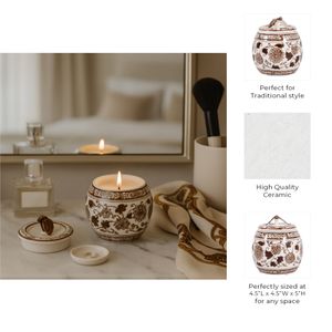 STORMLAND BROWN CANDLE 5 (IN) 10