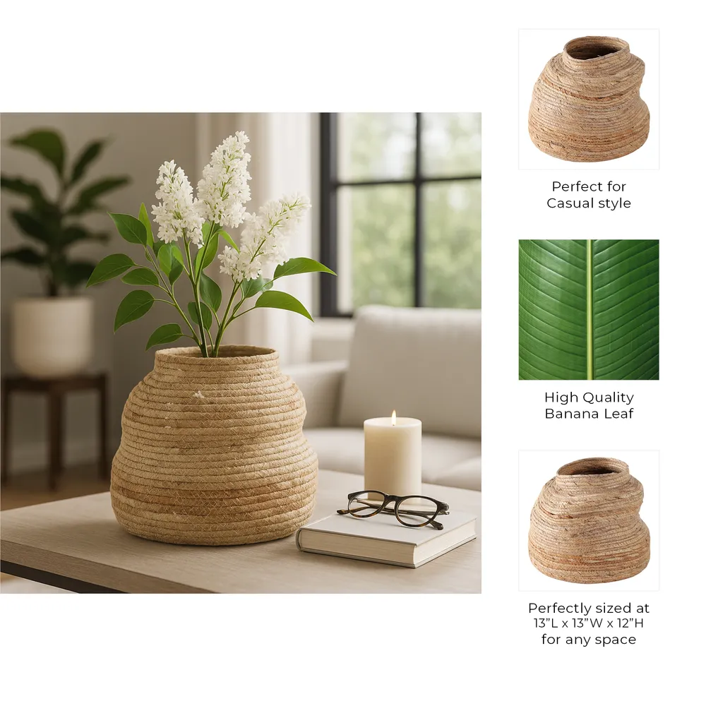 ALBAHOLM TAN VASE 12 (IN)