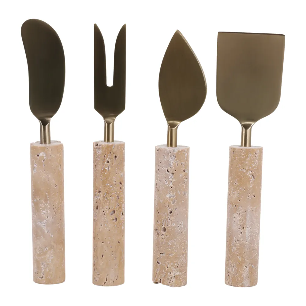 BARCLAYPARK SET OF 4 TAN SERVEWARE 8 (IN)