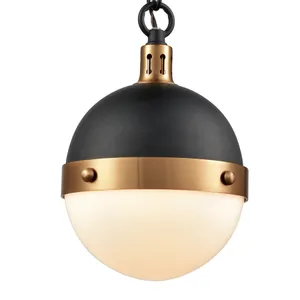 Harmelin 7″ Wide 1-Light Mini Pendant - Matte Black 4