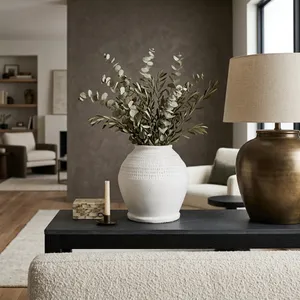 ROWANWORTH WHITE VASE 12 (IN) 12