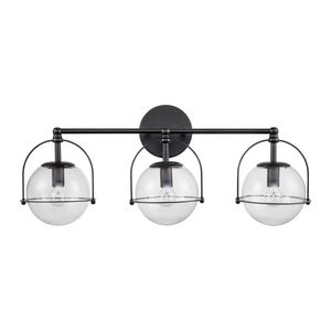 Langford 24'' Wide 3-Light Vanity Light - Matte Black 2