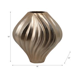 HAXTON GOLD VASE 18 (IN) 9