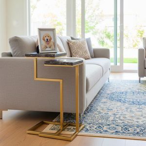 LEILAVALE SET OF 2 BLACK TABLE 25 (IN) 13