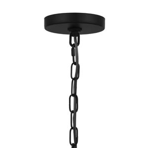 Melina 17'' Wide 3-Light Chandelier - Matte Black 3