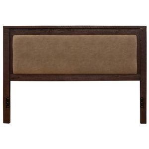 re.curated Upholstered Panel Headboard - King - Customer Fabric 1