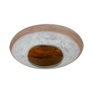 CLAYWORTH WHITE VASE 14 (IN) 7