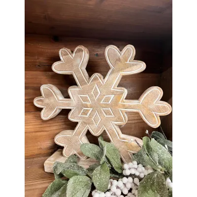 Snowflake Sitter 16in