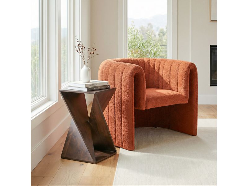 Alba Accent Table Walnut 2