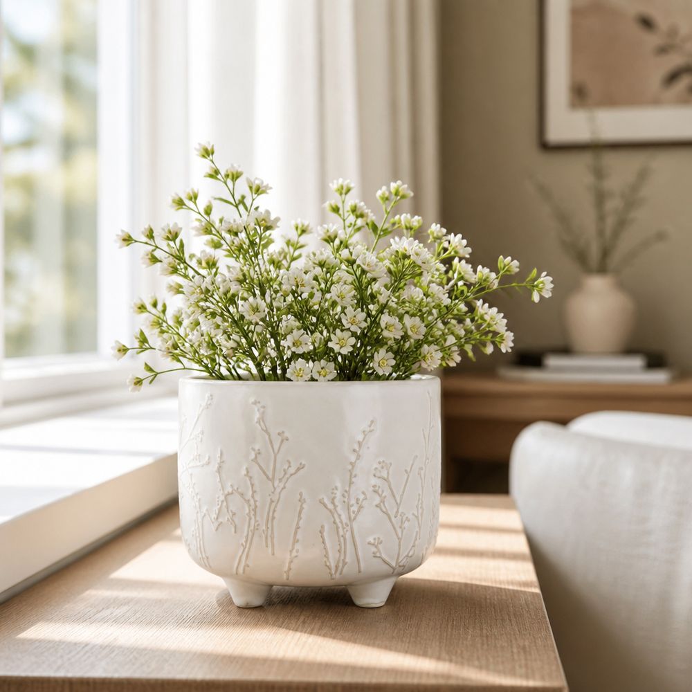 WRENHAM IVORY PLANTER 5 (IN)