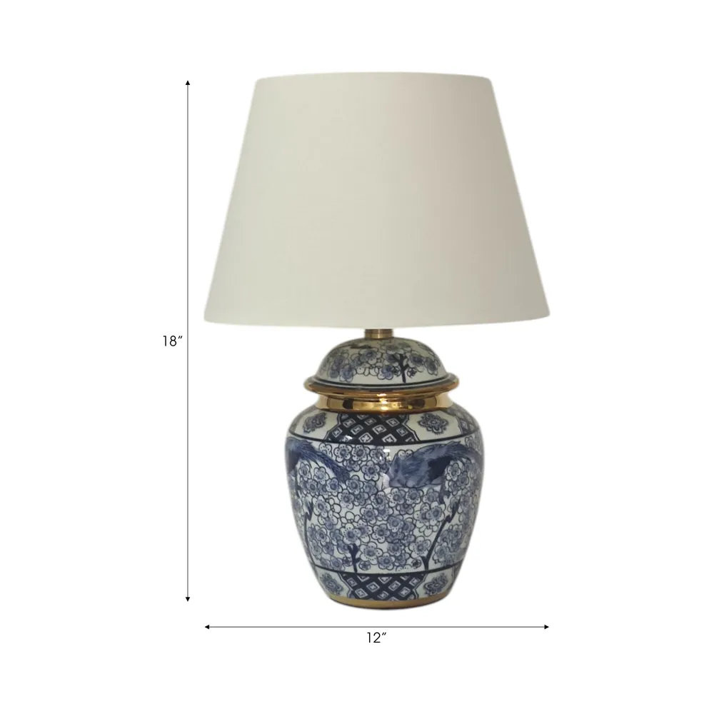 DANFORTHWIND BLUE LAMP 18 (IN)