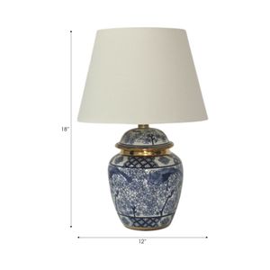 DANFORTHWIND BLUE LAMP 18 (IN) 8