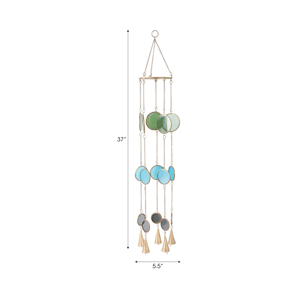 CASPERROSE GOLD WIND CHIME 37 (IN)