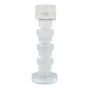 FINNSHAW CLEAR CANDLE HOLDER 9 (IN) 1
