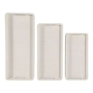 RYETON SET OF 3 BROWN TRAY 3 (IN) 7