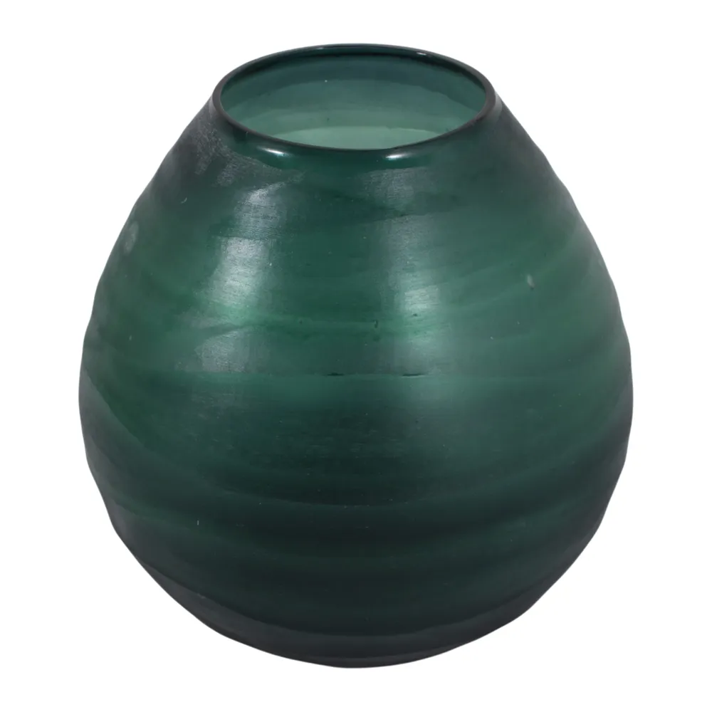 VERAROSE BLUE GLASS VASE 8 (IN)