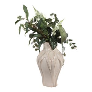 CARLTONOAK IVORY VASE 15 (IN) 3