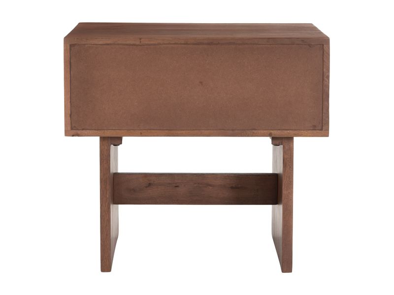 Amaria Nightstand Natural & Walnut 5