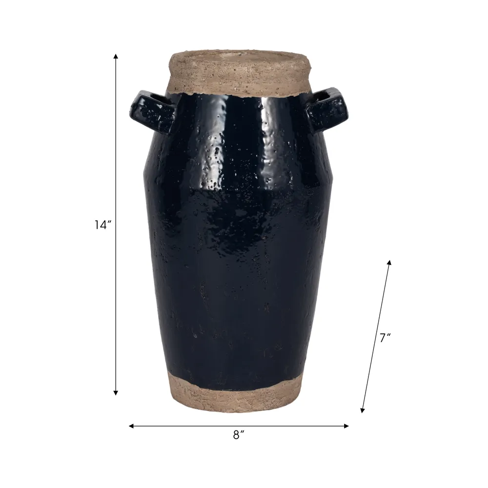 CLYDELAND BLUE VASE 14 (IN)