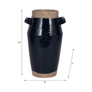 CLYDELAND BLUE VASE 14 (IN) 9