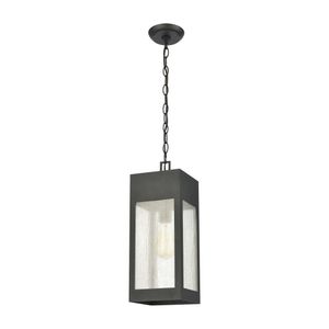 Angus 7'' Wide 1-Light Outdoor Pendant - Charcoal 2