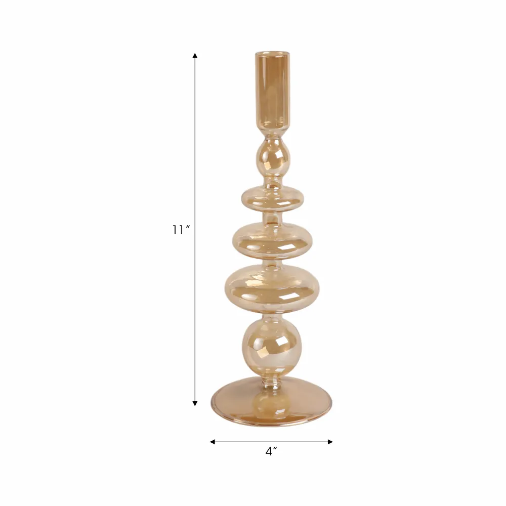 ELLENLAND GOLD CANDLE HOLDER 11 (IN)