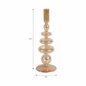 ELLENLAND GOLD CANDLE HOLDER 11 (IN) 7