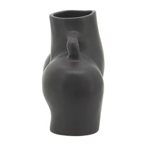 HELENAOAK BLACK VASE 6 (IN) 5