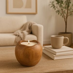 BRICEWELL BROWN CANDLE 7 (IN) 9
