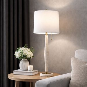 ELDERHAVEN IVORY LAMP 33 (IN) 10