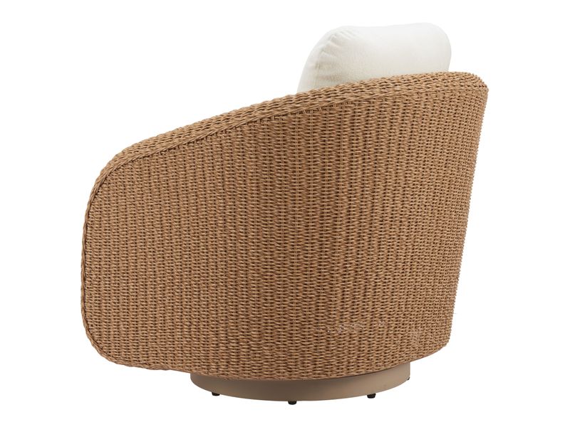 Solara Swivel Chair Ivory 6